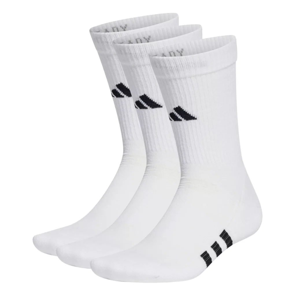 Adidas Performance Cushioned Crew Socks 3-Pack White Adidas-Performance-Cushioned-Crew-Socks-3-Pack-White